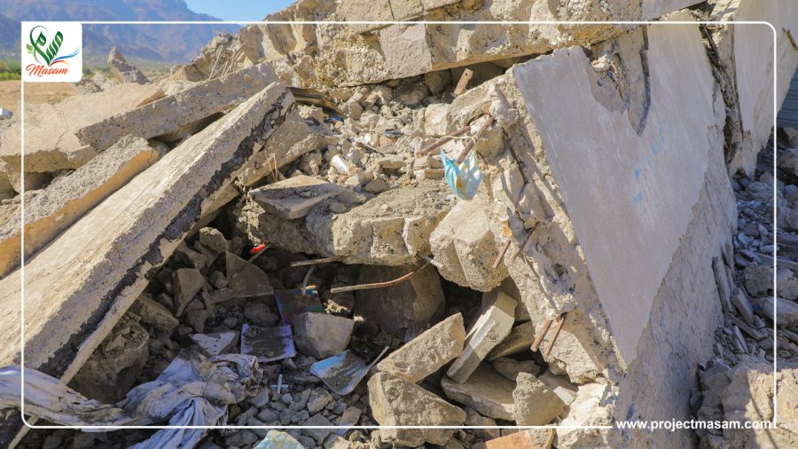 هدم مدرسة الشعب عكاد